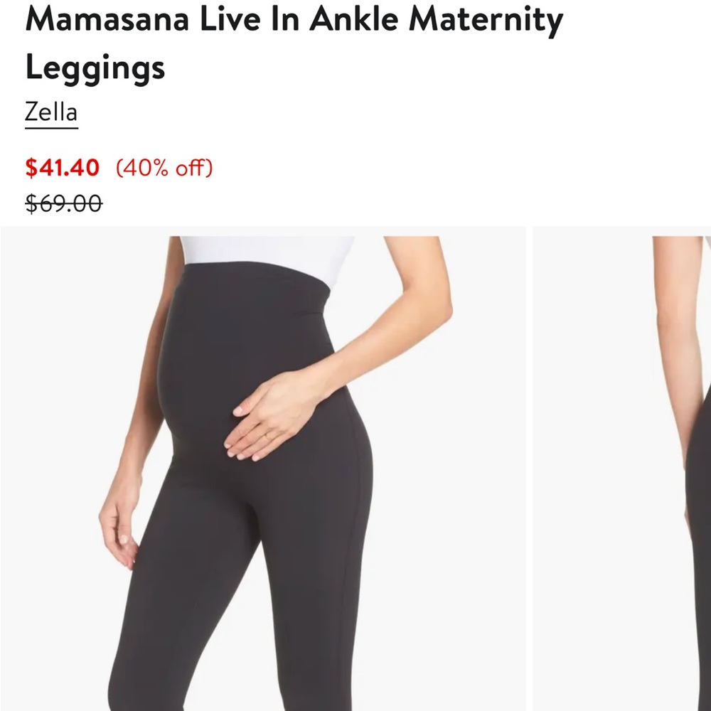Zella Maternity leggings